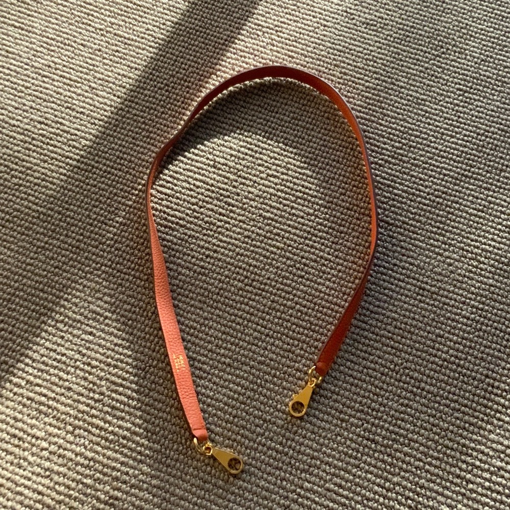Hermes Brown Leather Belt with Gold Accents